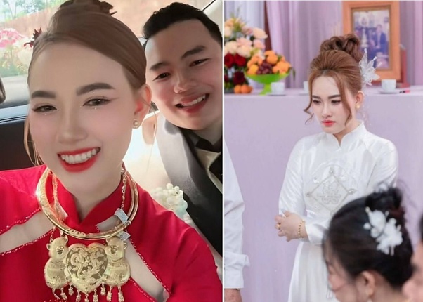 [sex clip]Cô dâu trẻ nứng không kìm nổi cơn thèm